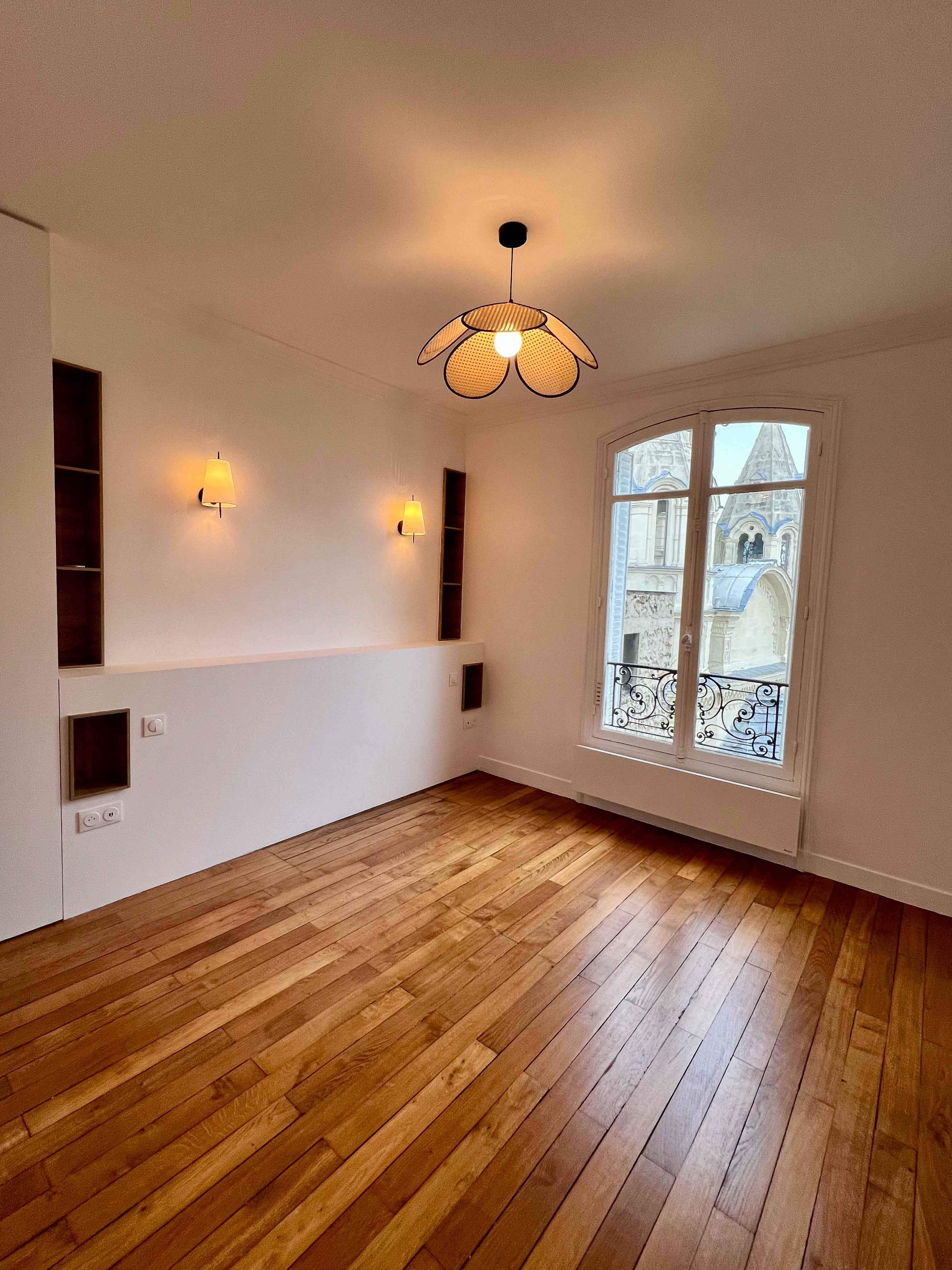 BEA Paris 8 - Celine Exposto - Decoration Interieur - parquet - alcove