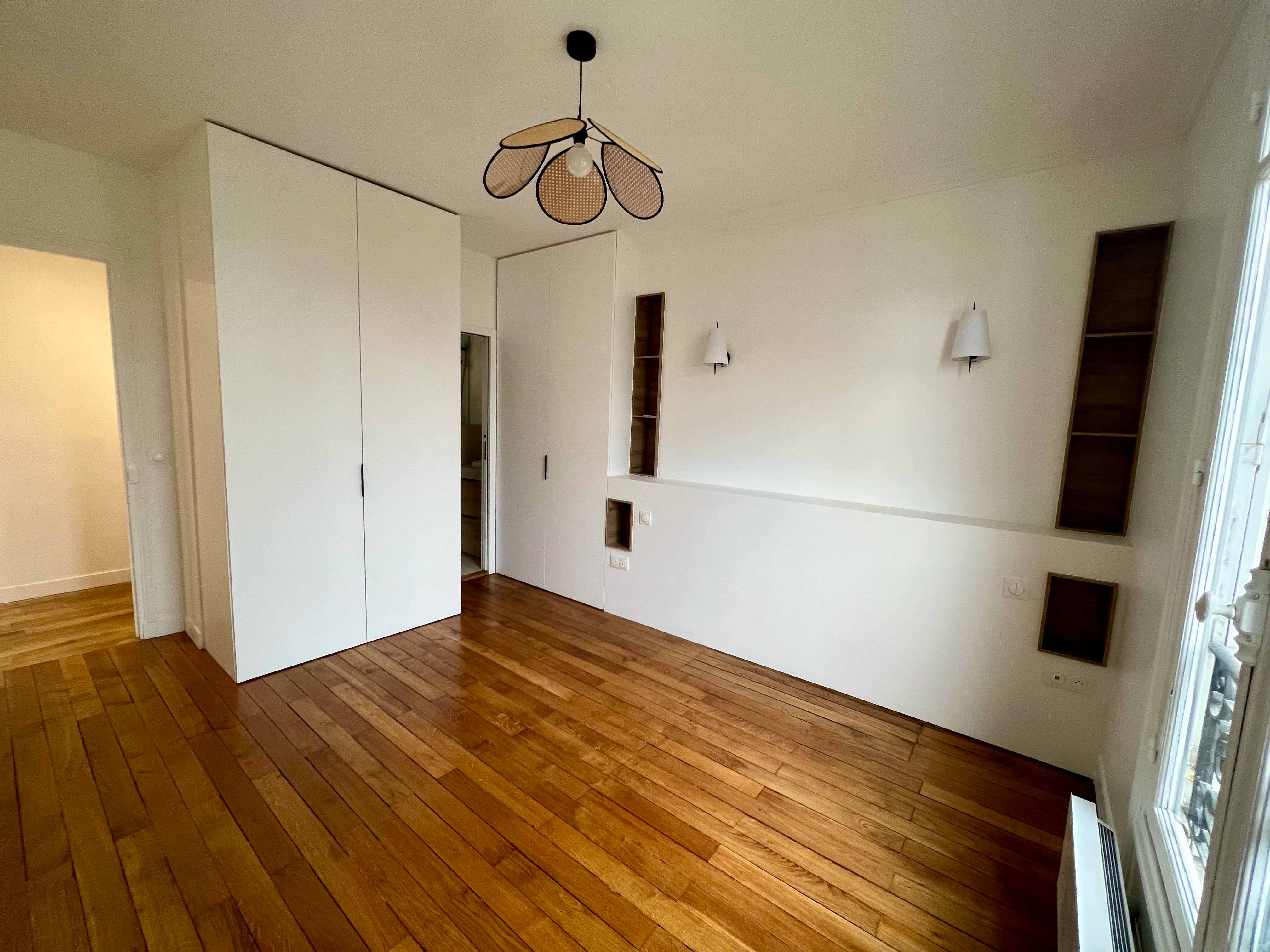 BEA Paris 8 - Celine Exposto - Decoration Interieur - parquet - alcove