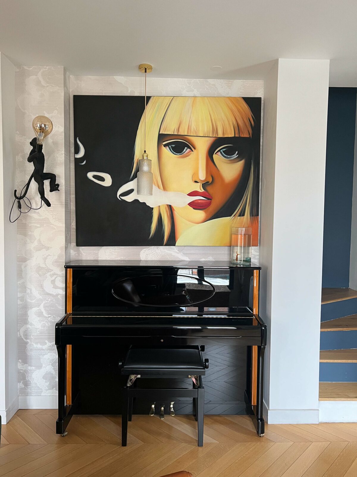 Projet Rao 78 - Celine Exposto - Decoratrice d interieur - Paris IDF - Piano - oeuvre d'art