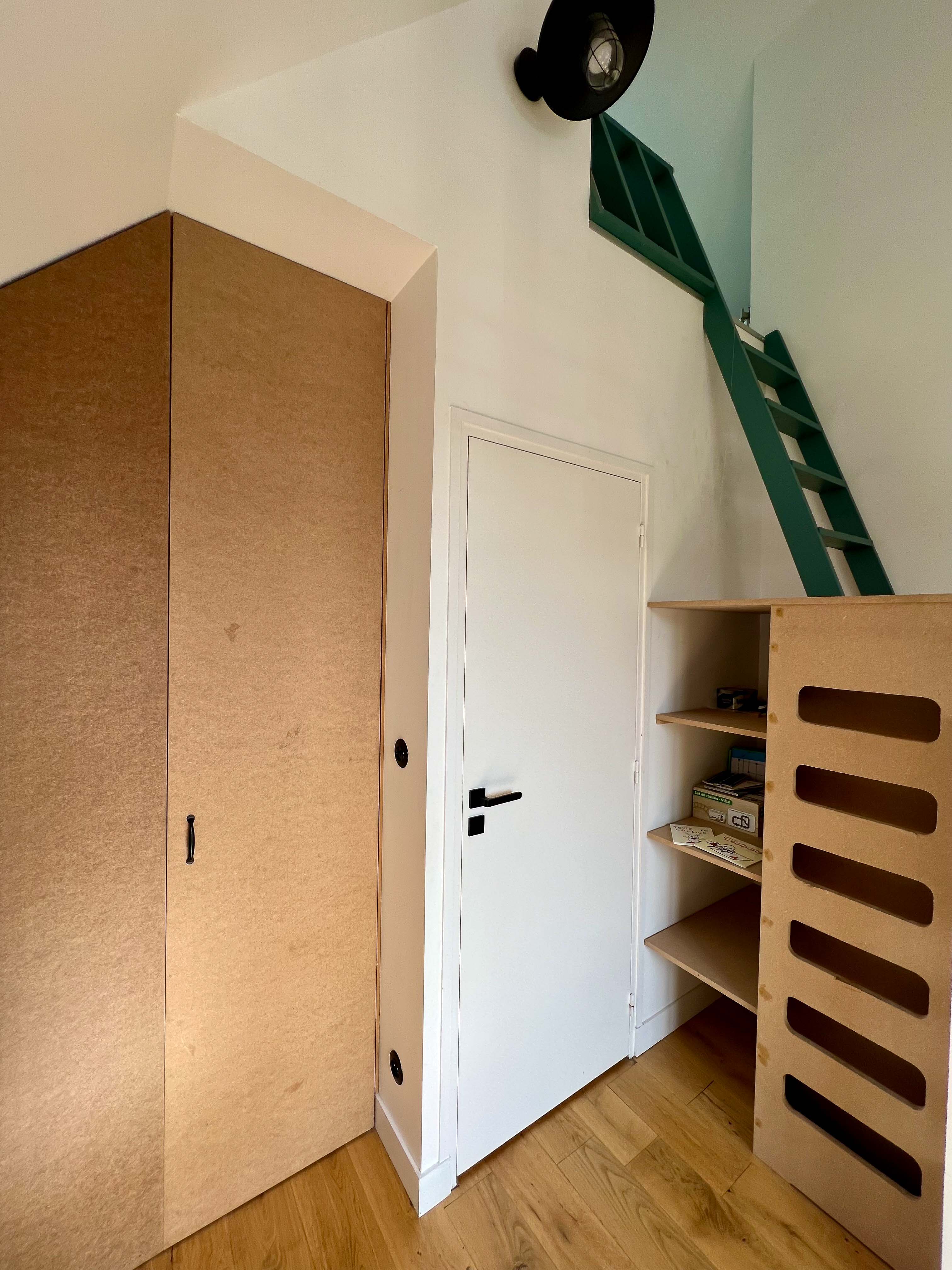 Projet Rao 78 - Celine Exposto - Decoratrice d interieur - Paris IDF - Chambre d'enfant - penderie sur-mesure