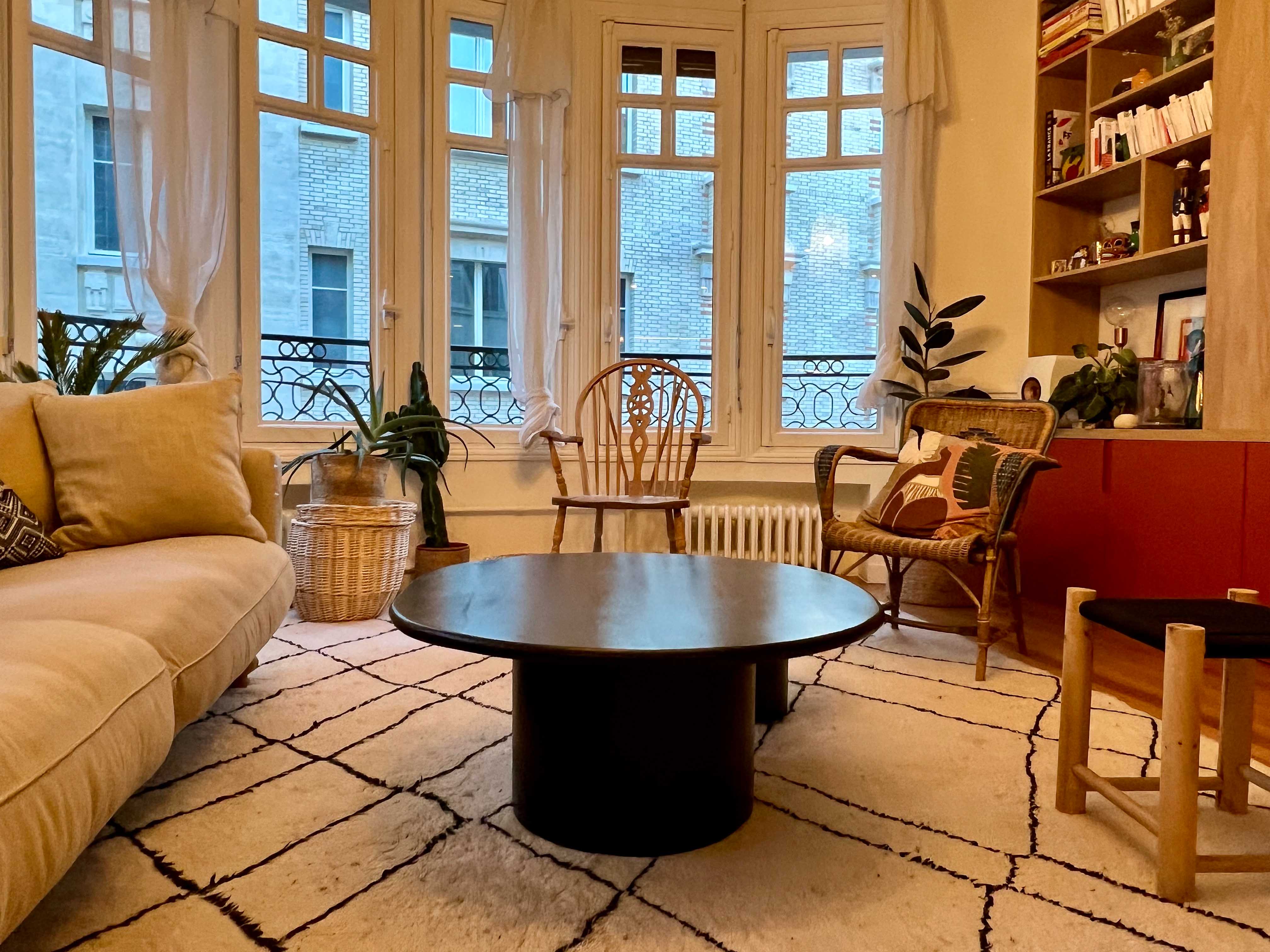 Celine Exposto - Projet LEV 75017 - Decoration Interieur - salle à manger salon cuisine