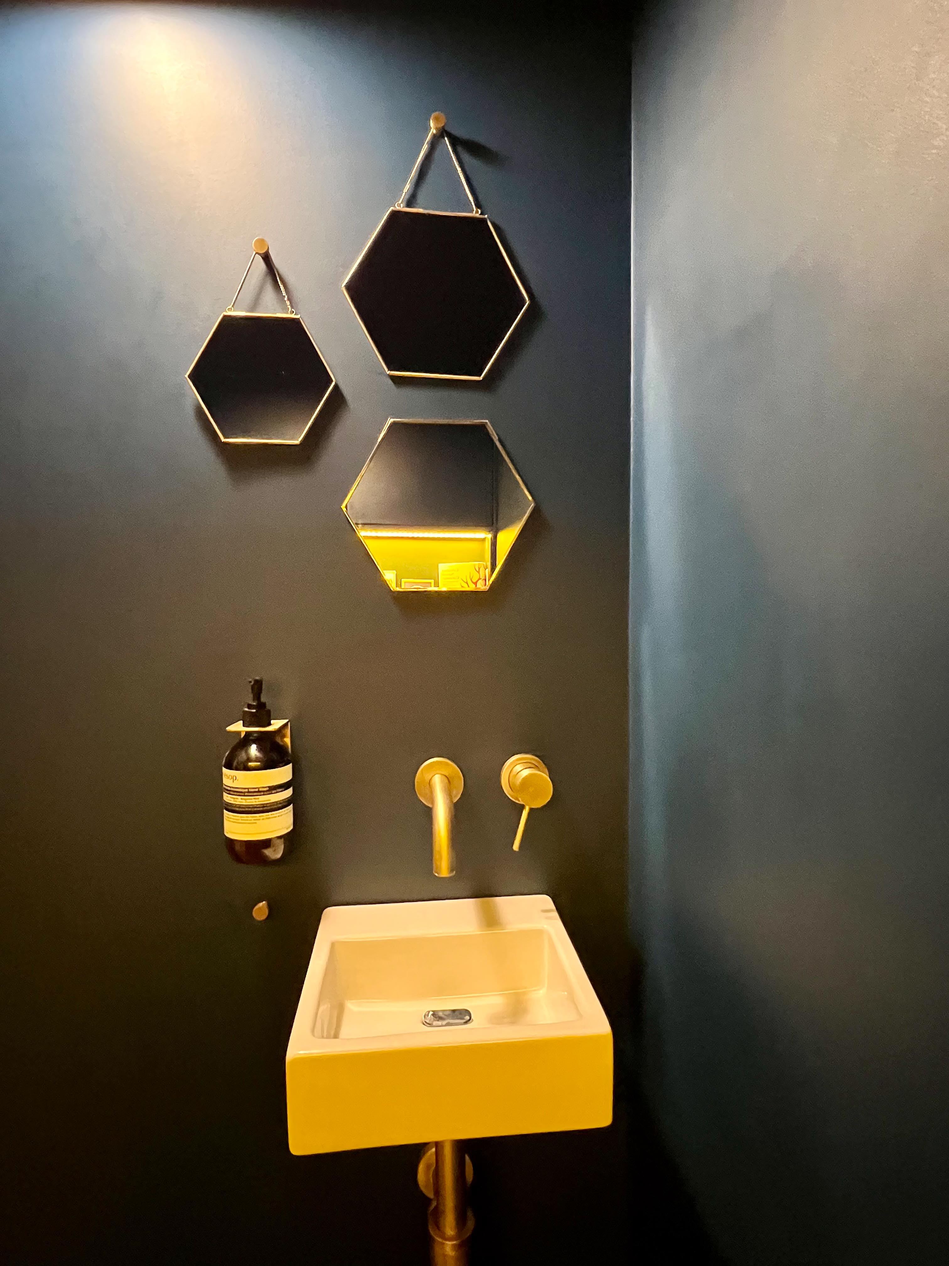 Celine Exposto - Projet LEV 75017 - Decoration Interieur - toilettes invités