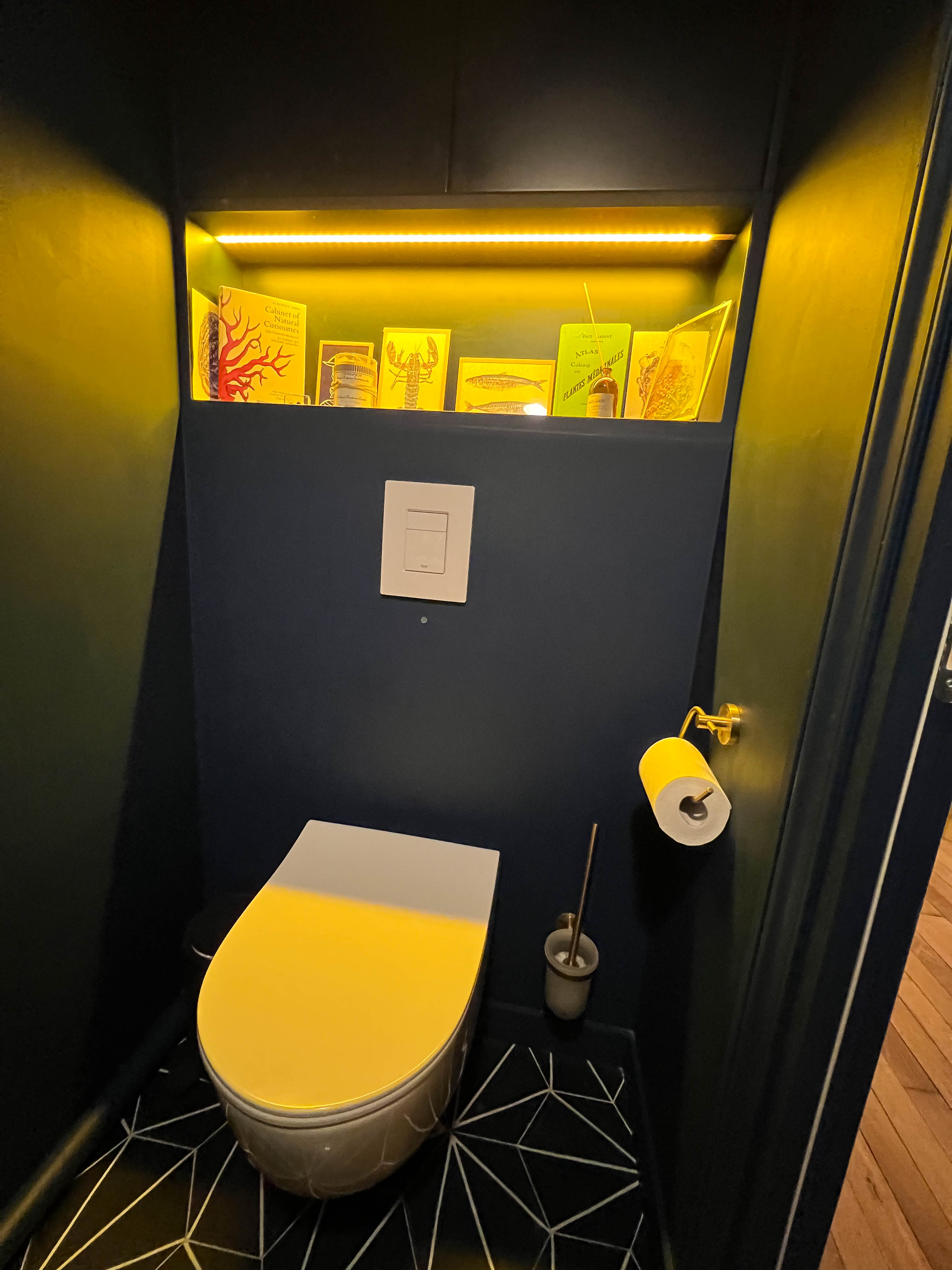 Celine Exposto - Projet LEV 75017 - Decoration Interieur - toilettes invités