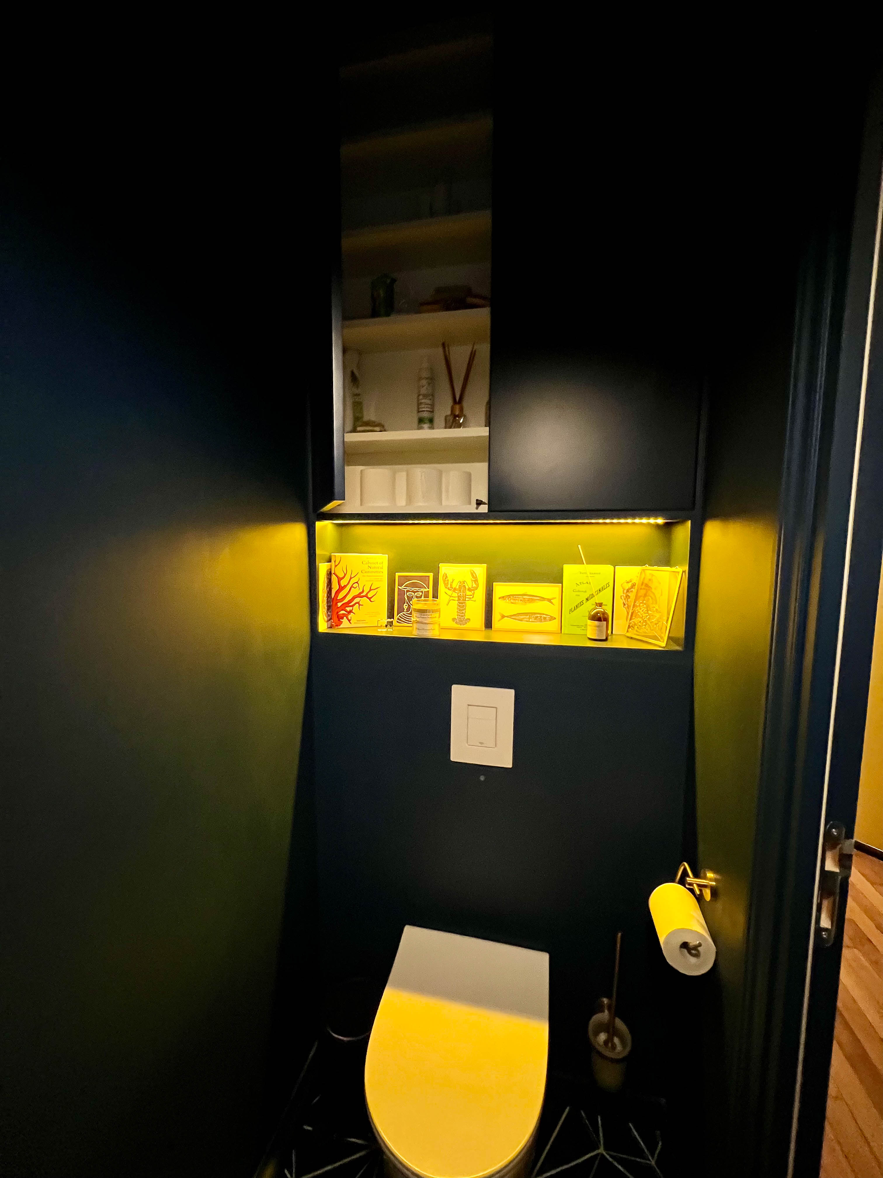 Celine Exposto - Projet LEV 75017 - Decoration Interieur - toilettes invités