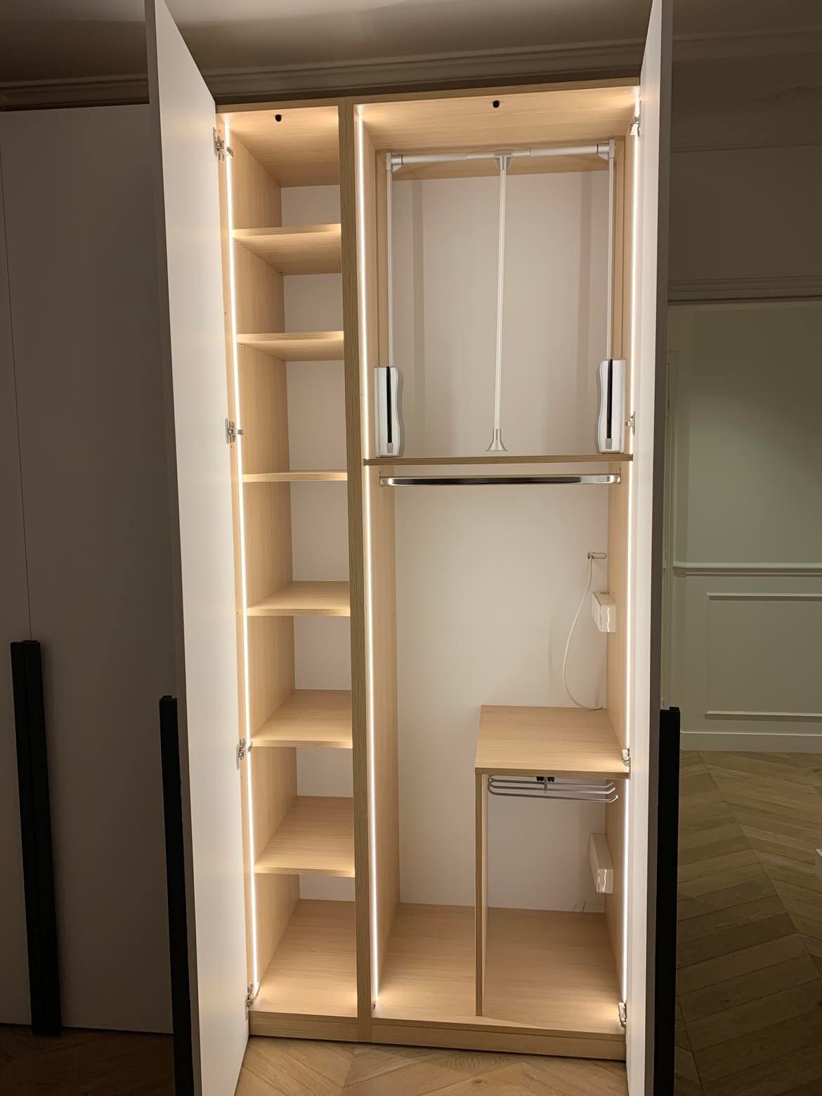 Projet ANA 92300 - Celine Exposto - Architecture d interieur - penderie