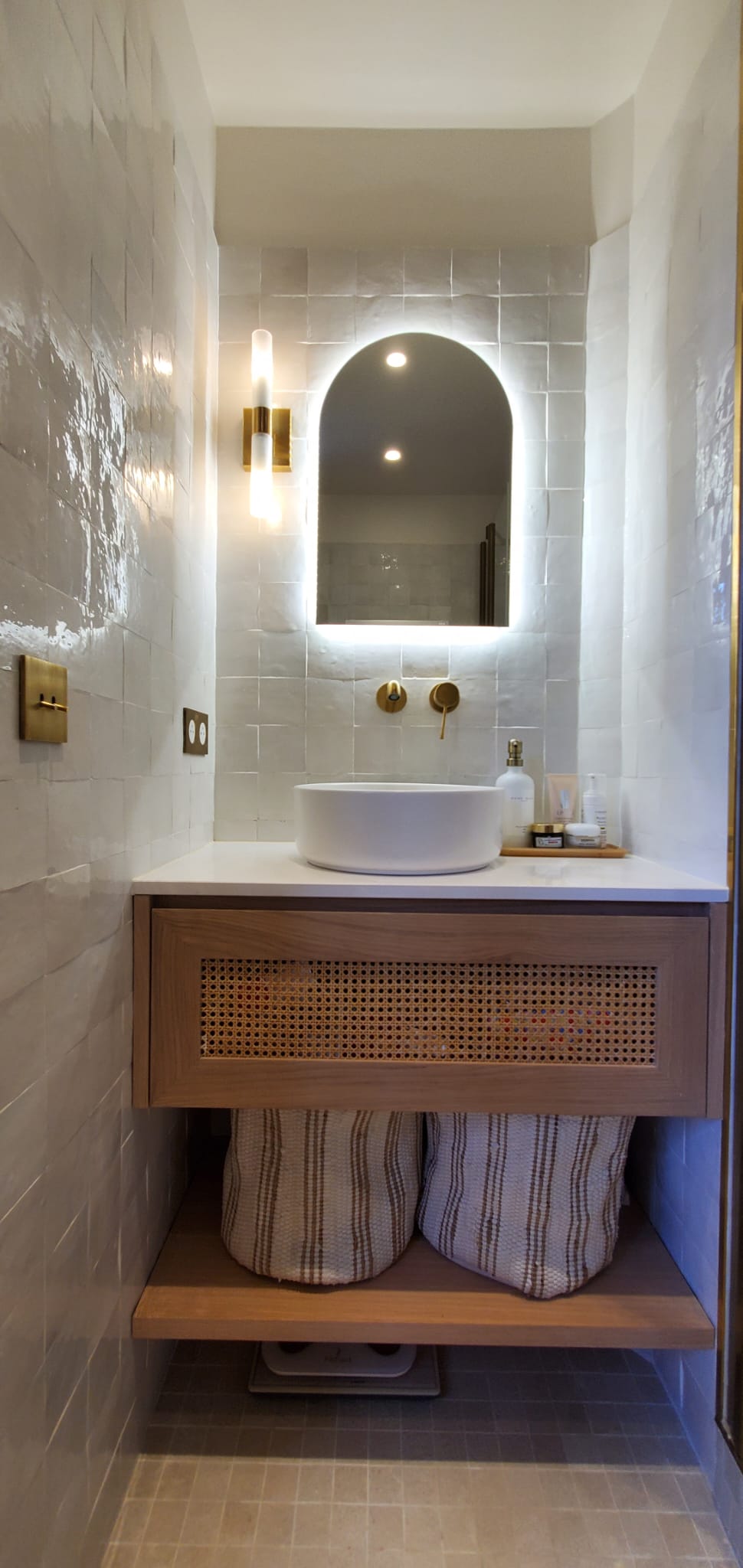 Projet CRO 94360 - Celine Exposto - Architecture d interieur -salle de bain zellige