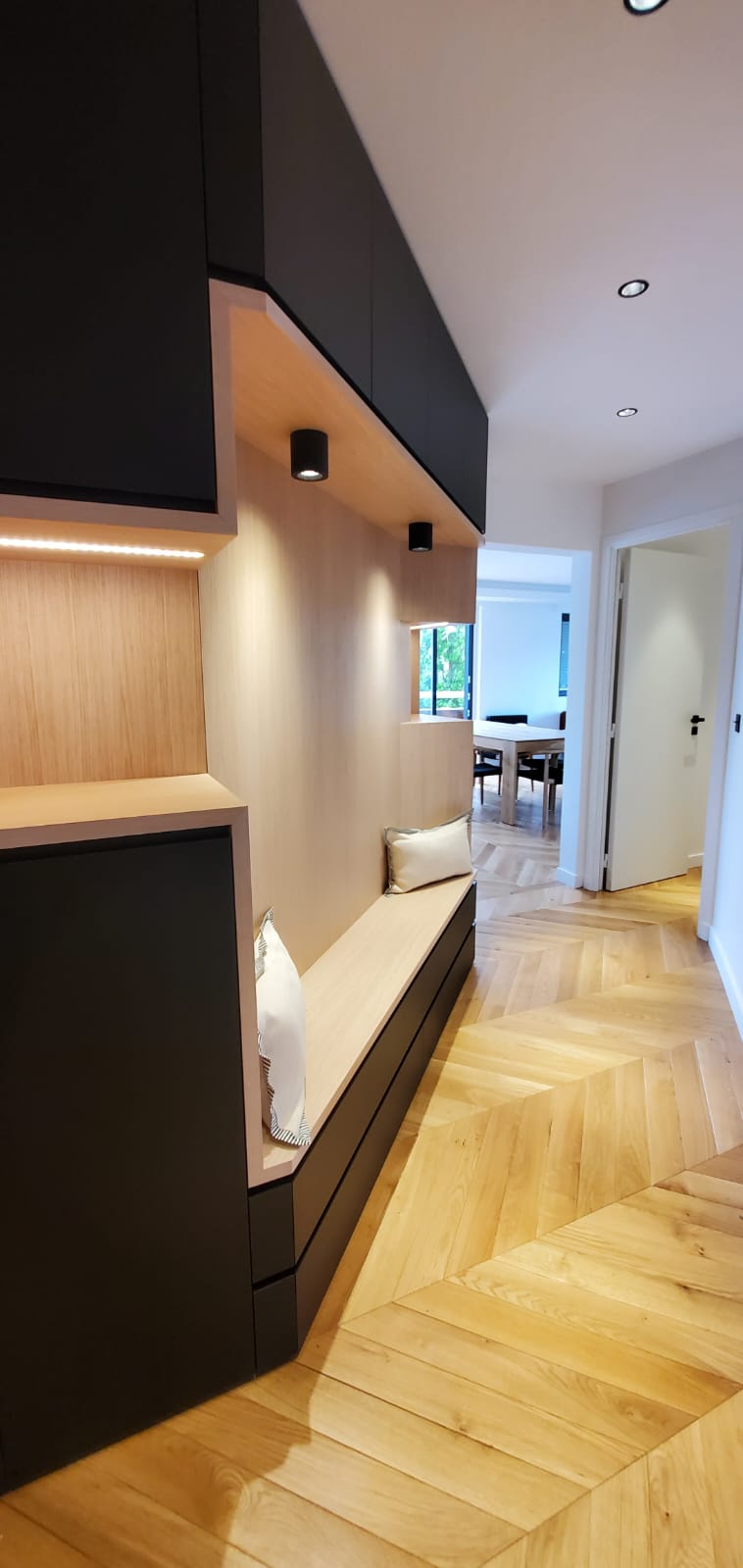 Projet CRO 94360 - Celine Exposto - Architecture d interieur - banquette sur-mesure